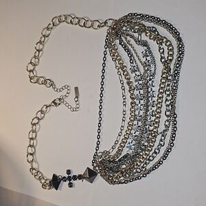 Lane Necklace with Rhinestones